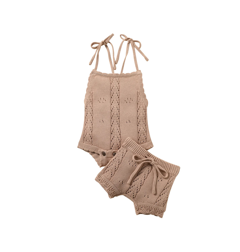 Knitted Baby Romper